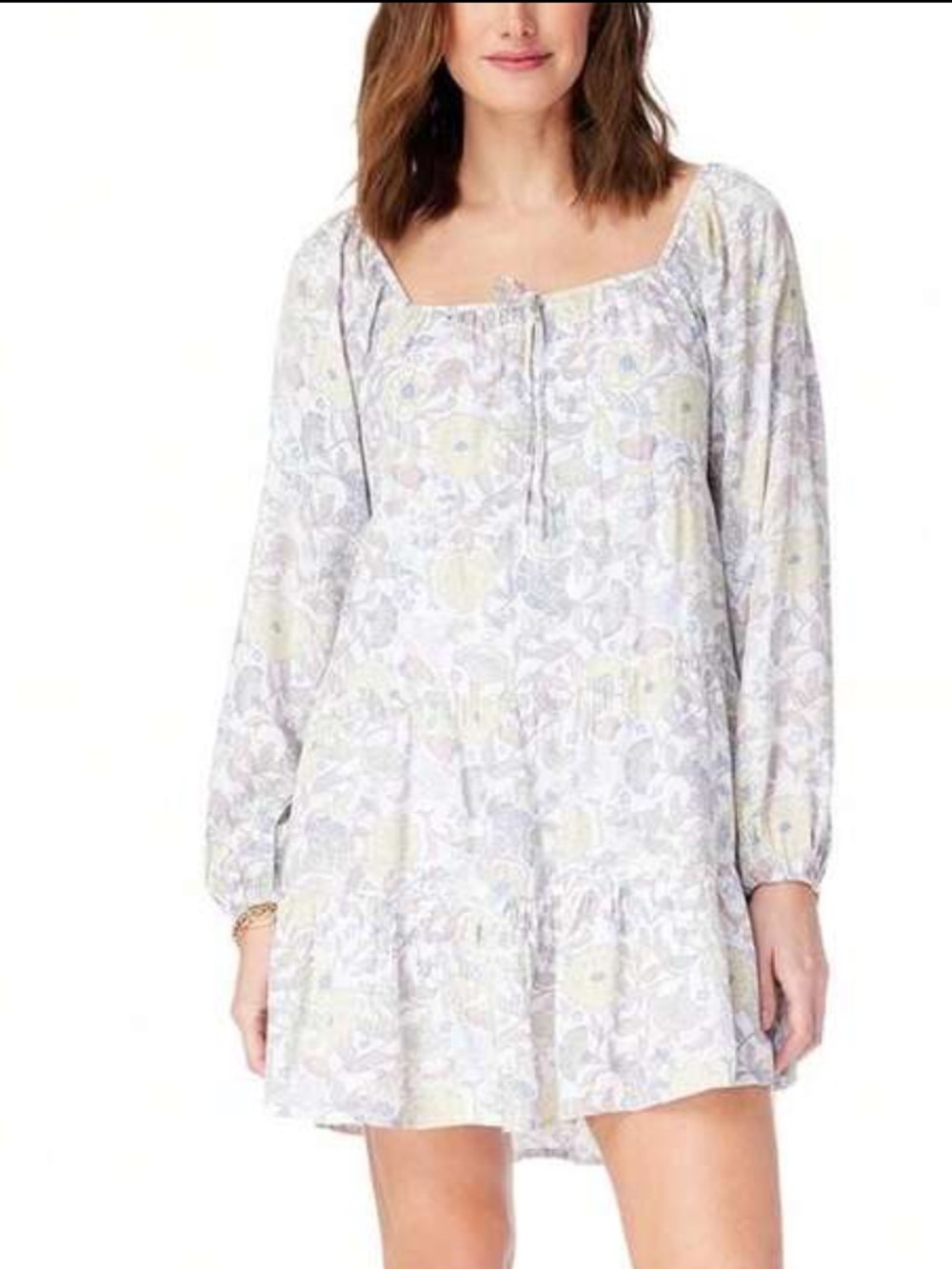 Roller Rabbit Womens  Lace Valentine Yvie Long Sleeve Mini Dress Size XS